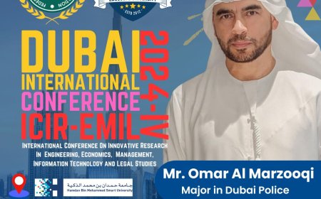 FEDA GC UAE Honored to Welcome Major Omar Al Marzooqi as Distinguished Guest at ICIR-EMIL-IV 2024
