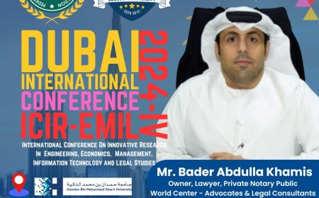 FEDA GC UAE Honored to Welcome Mr. Bader Abdulla Khamis as Distinguished Guest at ICIR-EMIL-IV 2024