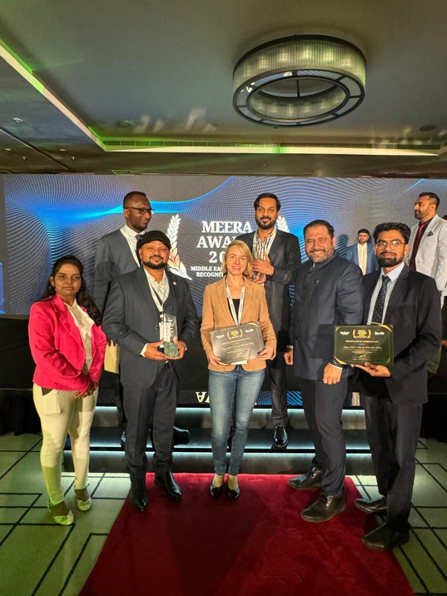 Dr. Samiullah Khan, CSO, Fakhruddin Holdings – Dazzles at the Middle East Energy Recognition Awards.