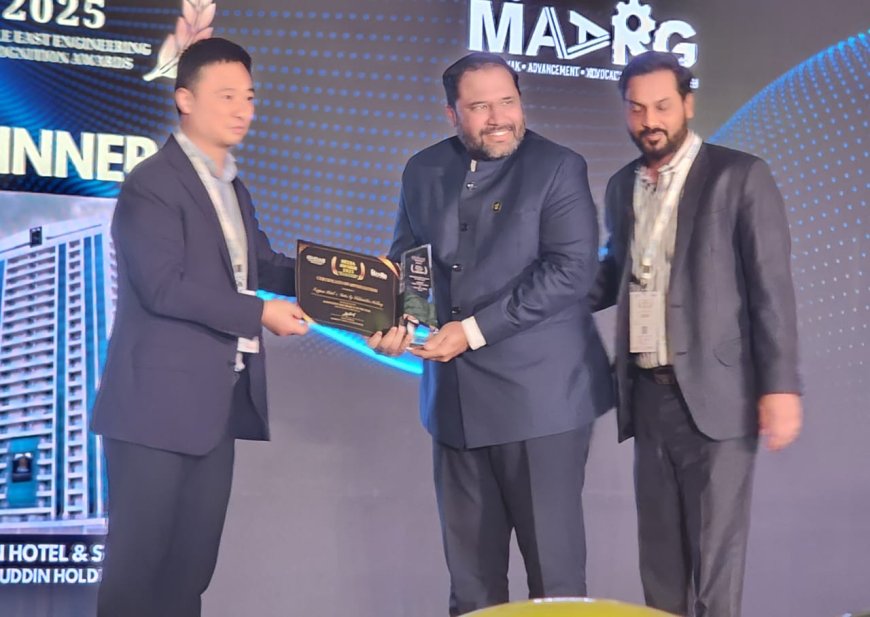Dr. Samiullah Khan, CSO, Fakhruddin Holdings – Dazzles at the Middle East Energy Recognition Awards.