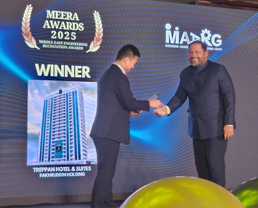 Dr. Samiullah Khan, CSO, Fakhruddin Holdings – Dazzles at the Middle East Energy Recognition Awards.