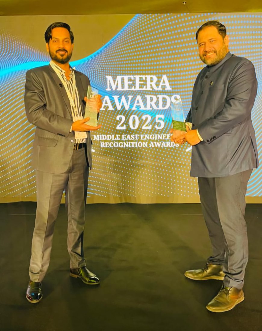 Dr. Samiullah Khan, CSO, Fakhruddin Holdings – Dazzles at the Middle East Energy Recognition Awards.