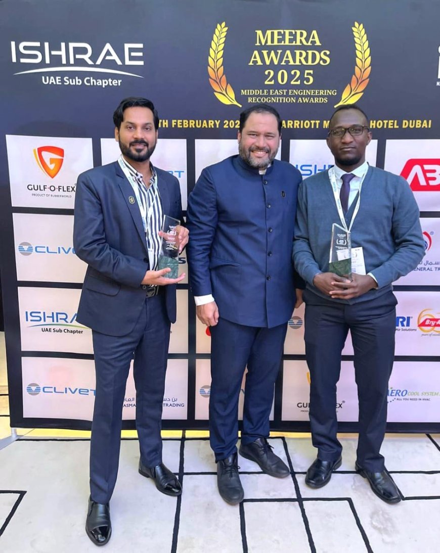 Dr. Samiullah Khan, CSO, Fakhruddin Holdings – Dazzles at the Middle East Energy Recognition Awards.