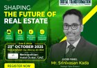 Mr. Srinivasan Kada Joins Judge Panel at FEDA PropTech & Digital Transformation in Real Estate Conference 2025