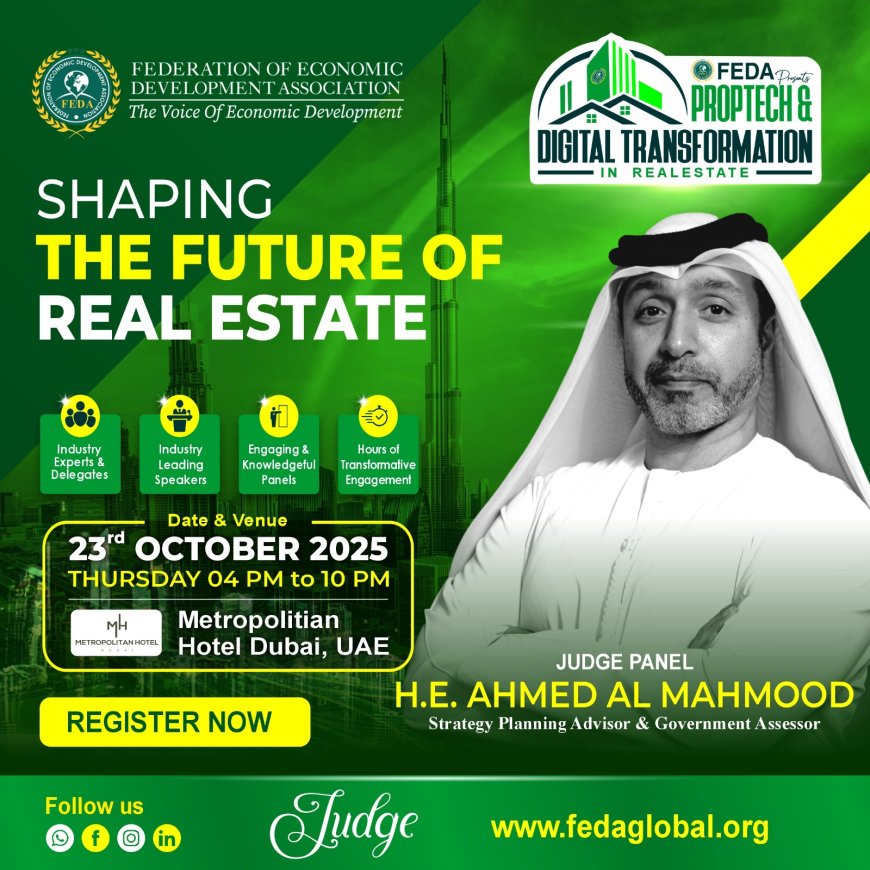 FEDA Global Welcomes Ahmed Al Mahmood as Distinguished Judge for PropTech Awards 2025